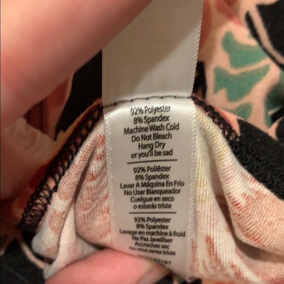 LLR Legging Material Floral Classic T, Sm - Picture 4 of 5